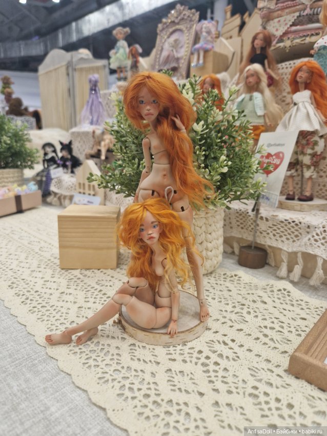 Карманные девочки. Авторские шарнирная куклы