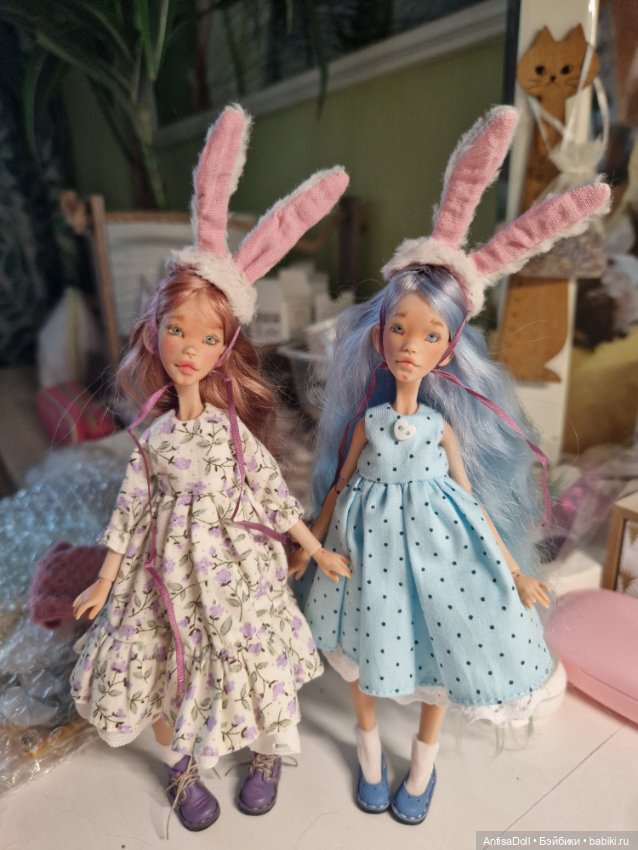 Карманные девочки. Авторские шарнирная куклы