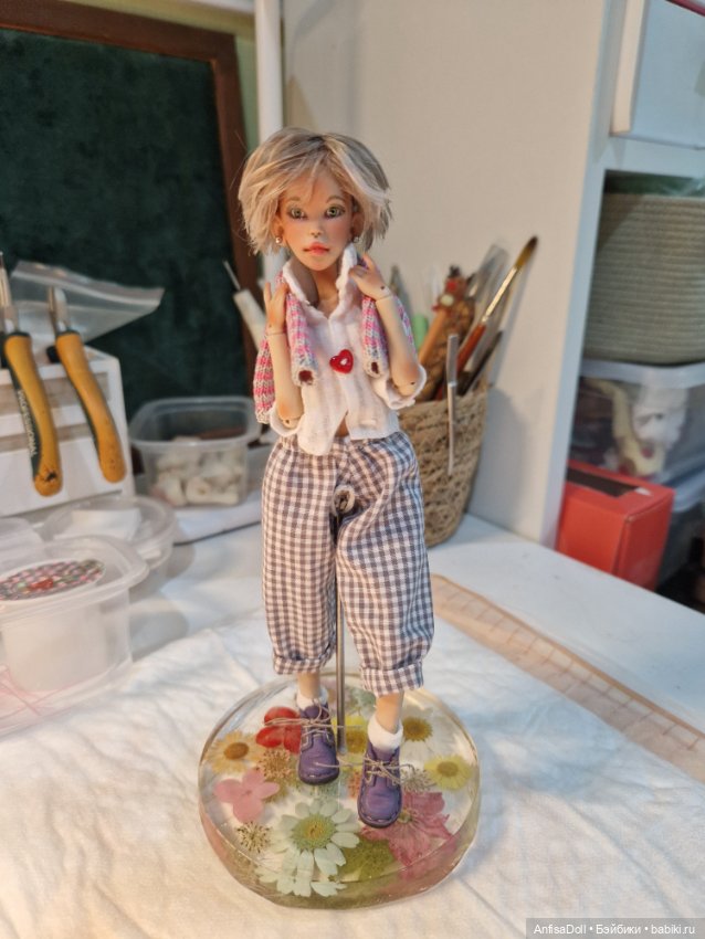 Карманные девочки. Авторские шарнирная куклы