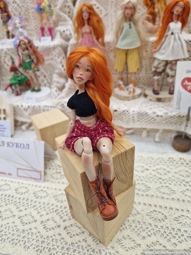 Карманные девочки. Авторские шарнирная куклы