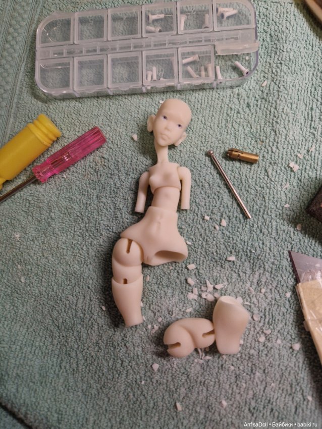 Карманные девочки. Авторские шарнирная куклы (фото 5)