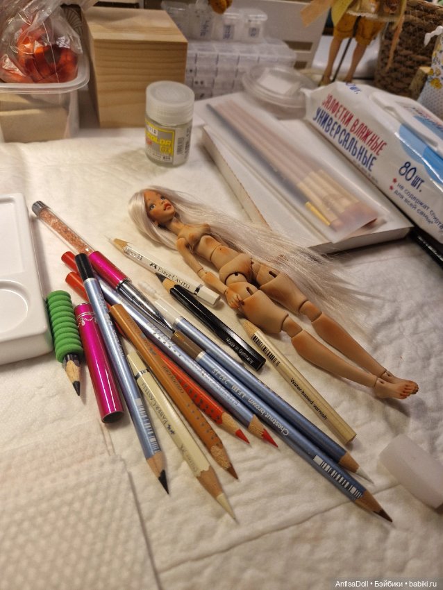 Карманные девочки. Авторские шарнирная куклы