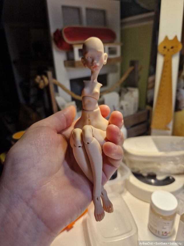 Карманные девочки. Авторские шарнирная куклы