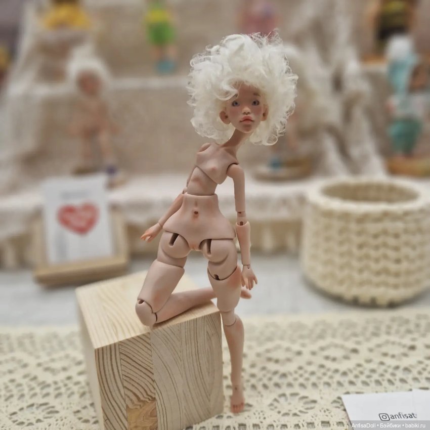 Карманные девочки. Авторские шарнирная куклы (фото 8)