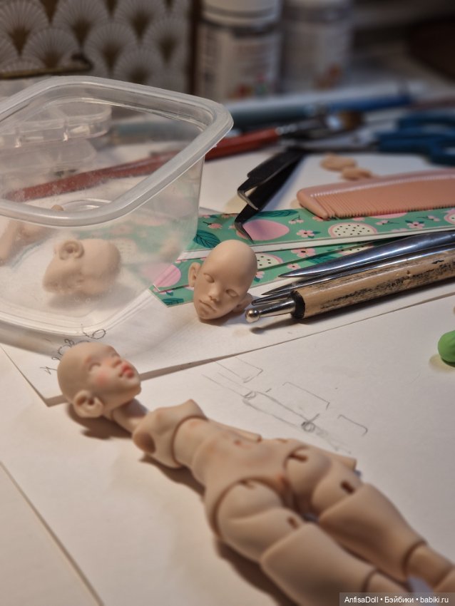 Карманные девочки. Авторские шарнирная куклы (фото 3)