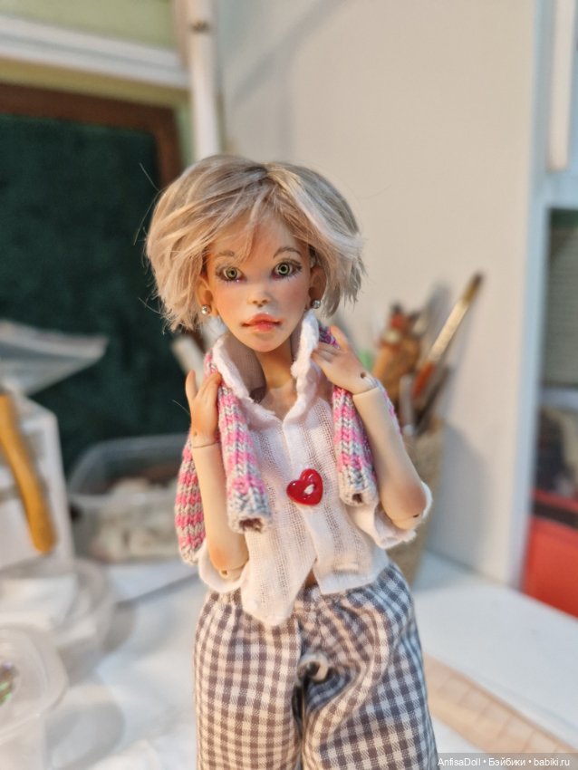 Карманные девочки. Авторские шарнирная куклы