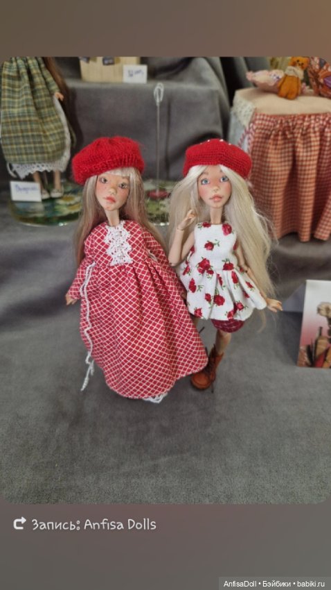 Карманные девочки. Авторские шарнирная куклы