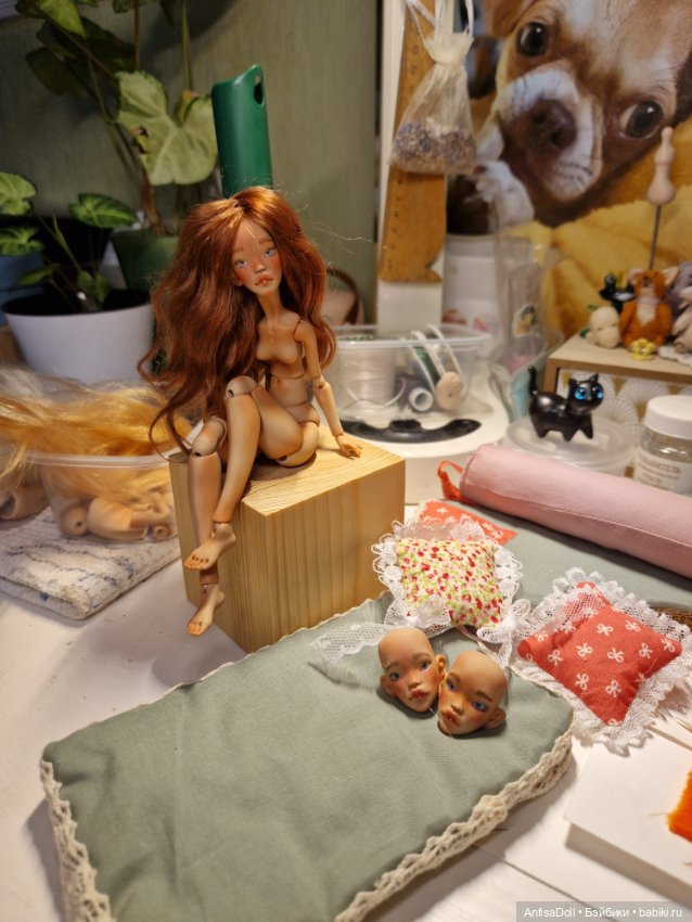 Карманные девочки. Авторские шарнирная куклы