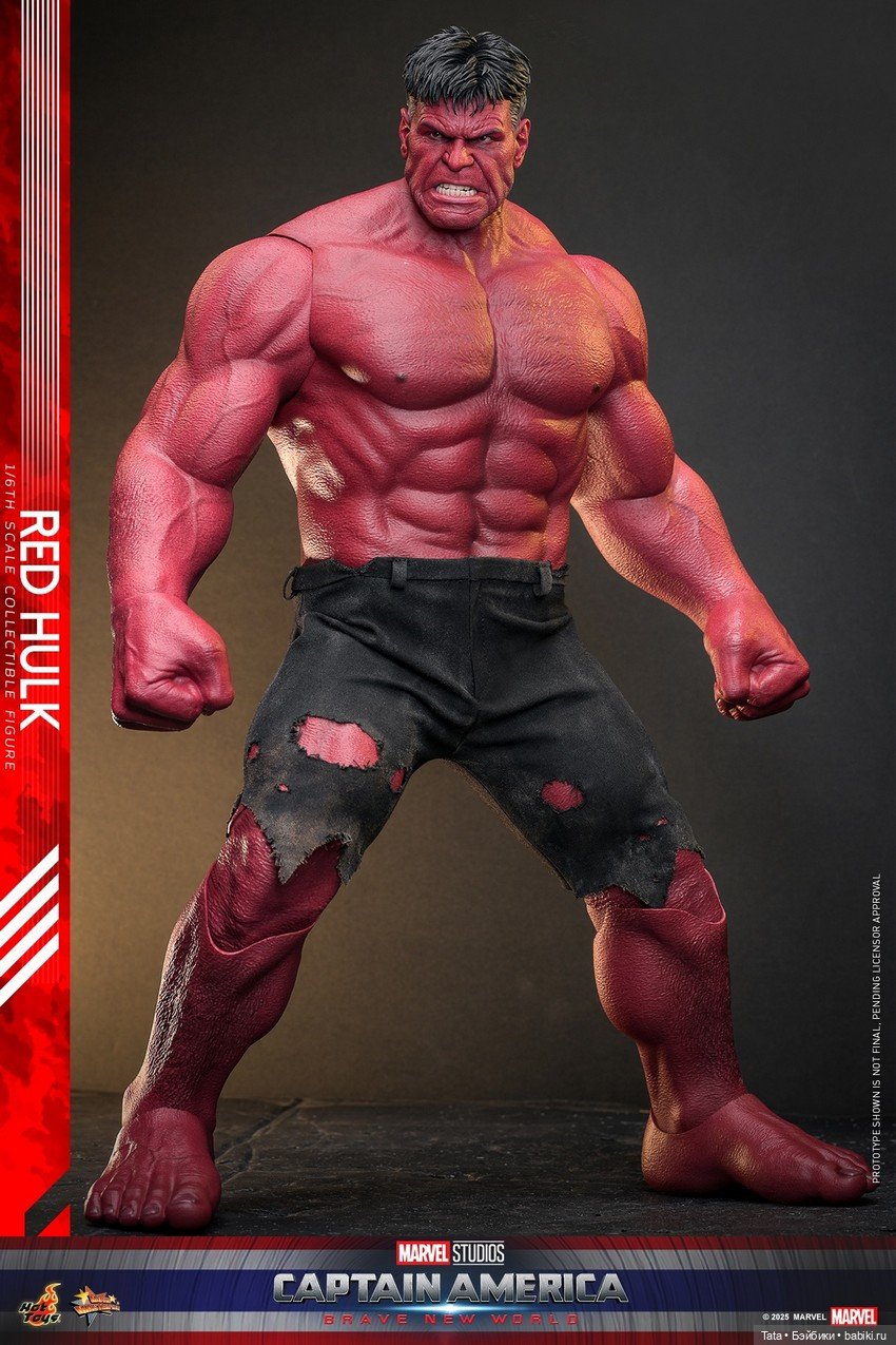 Hot Toys - коллекционная фигурка Красного Халка (фото 4)