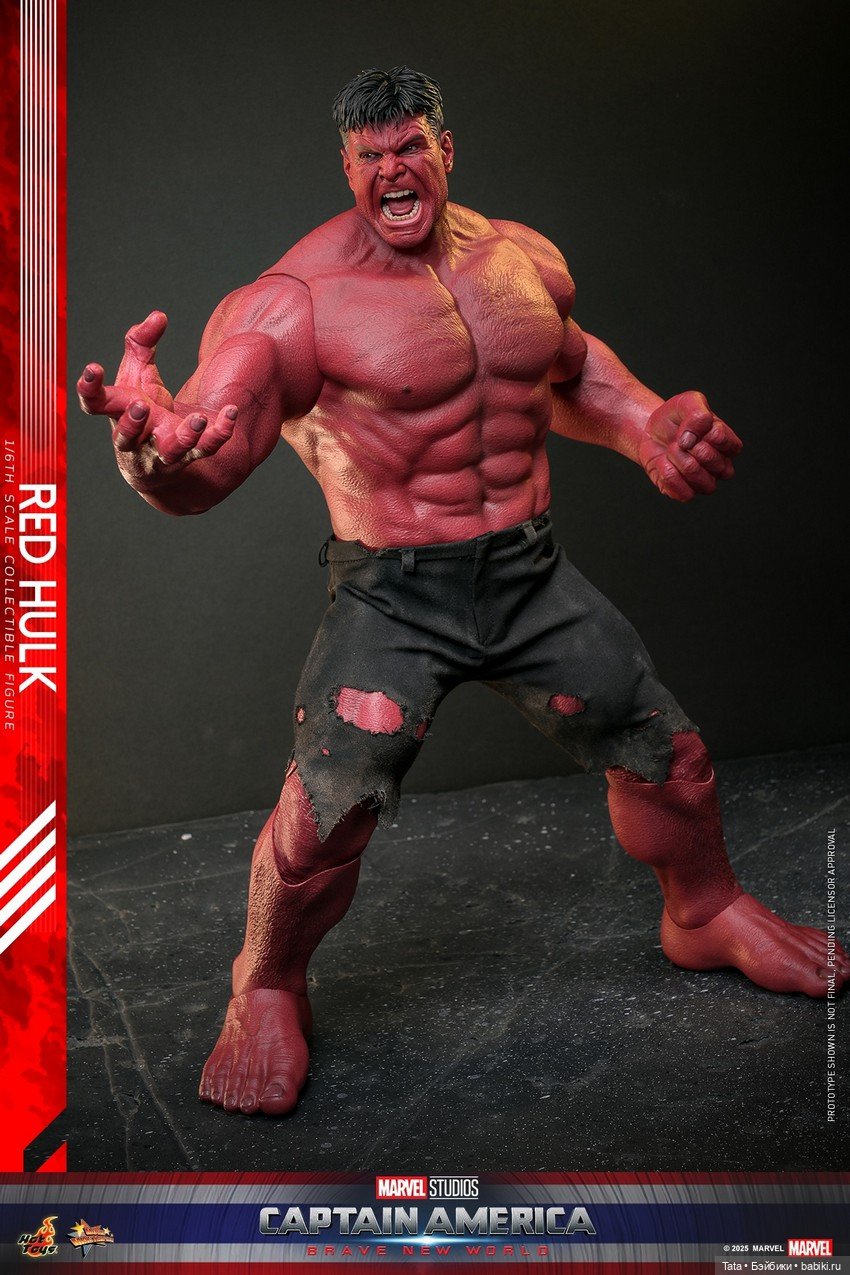 Hot Toys - коллекционная фигурка Красного Халка (фото 8)