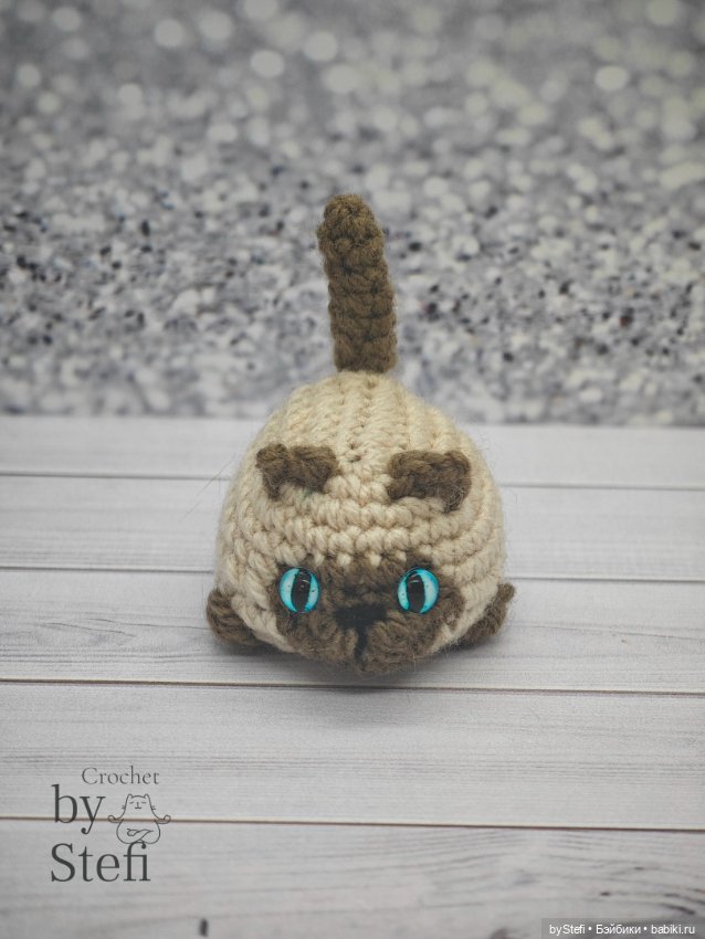 Сиамский кот — Вязаные игрушки и амигуруми: крючком (фото 4)