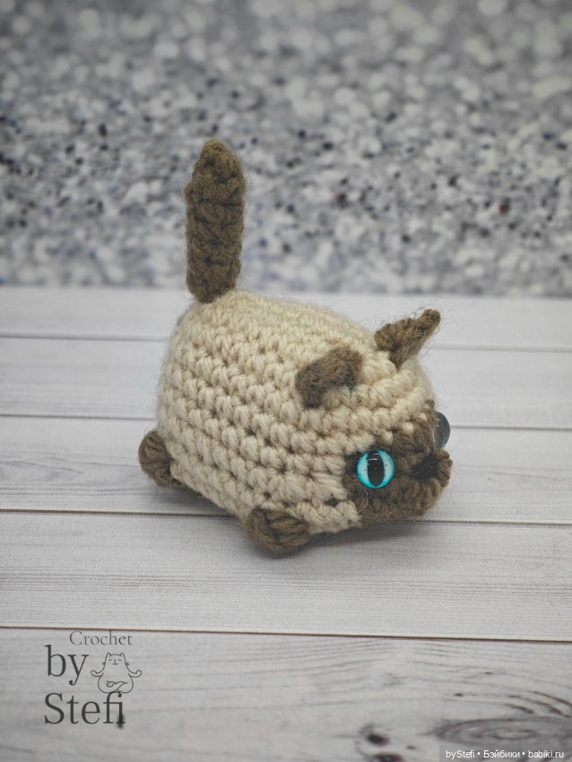 Сиамский кот — Вязаные игрушки и амигуруми: крючком (фото 3)