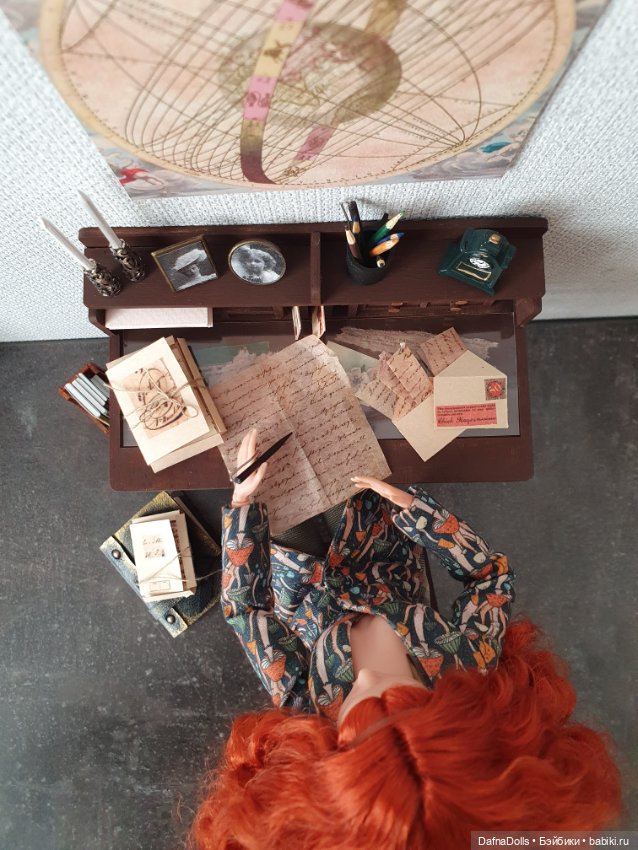 Что сделать из обрезков фанеры? Конечно набор мебели для кабинета (фото 6)