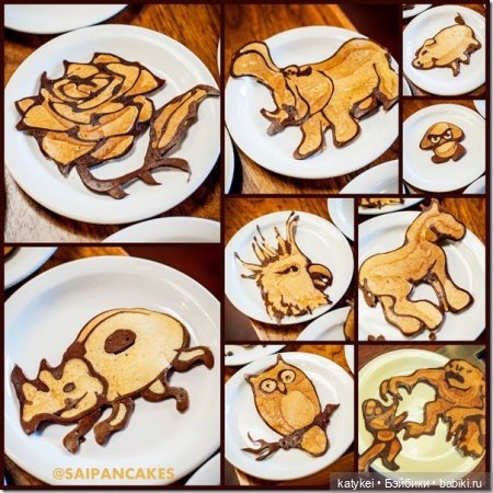 Кот и Кит. Блины фигурные и круглые