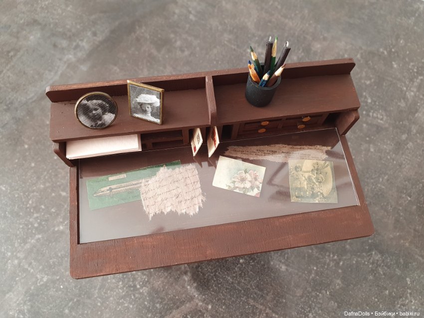 Что сделать из обрезков фанеры? Конечно набор мебели для кабинета (фото 2)