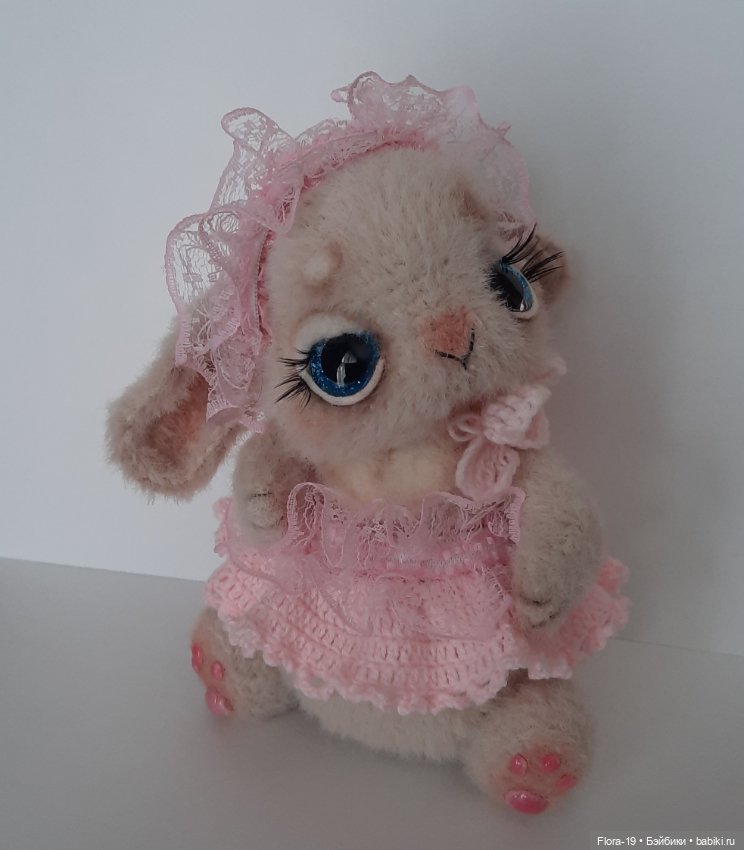 Нежный малыш Зайка — Вязаные игрушки и амигуруми: крючком (фото 5)