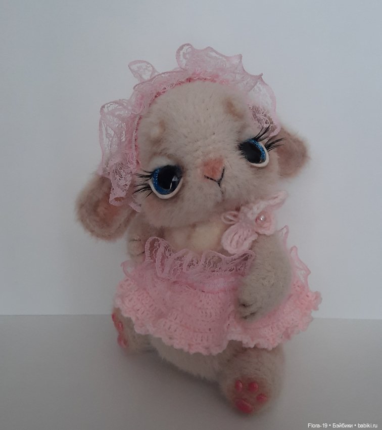 Нежный малыш Зайка — Вязаные игрушки и амигуруми: крючком (фото 4)