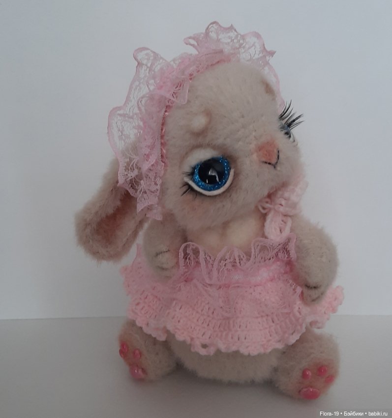 Нежный малыш Зайка — Вязаные игрушки и амигуруми: крючком (фото 2)