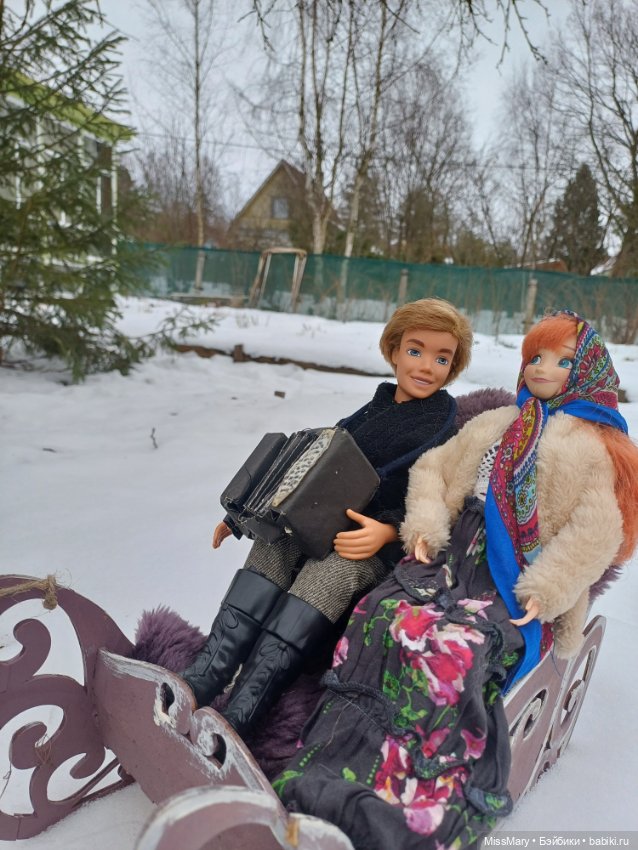 Масленица. Катание на санях