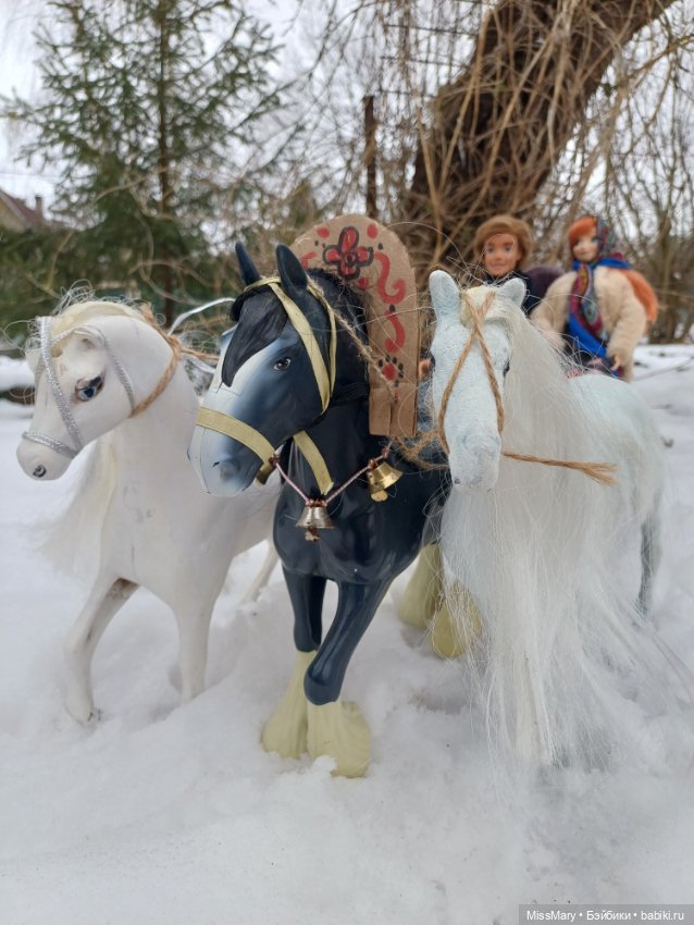 Масленица. Катание на санях (фото 2)