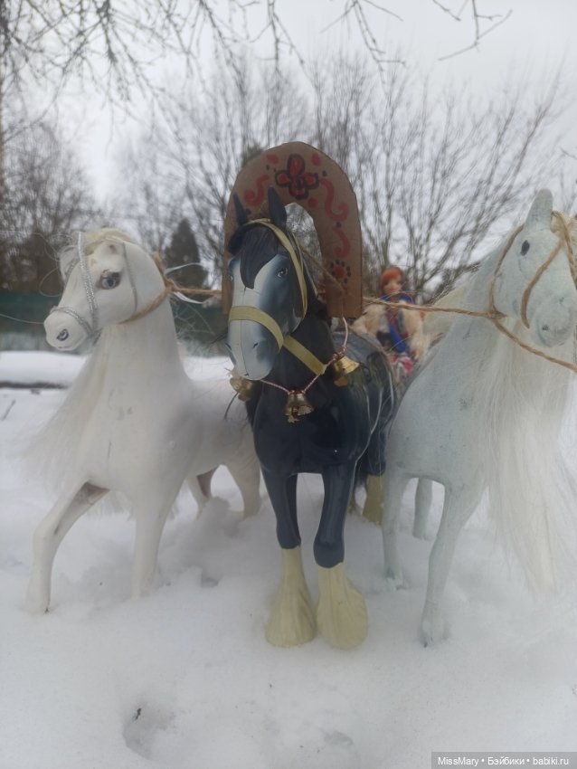 Масленица. Катание на санях (фото 7)