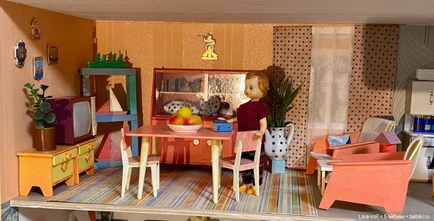 Квартирка в стиле 1970-х — Винтажные куклы и игрушки детства: СССР (фото 6)