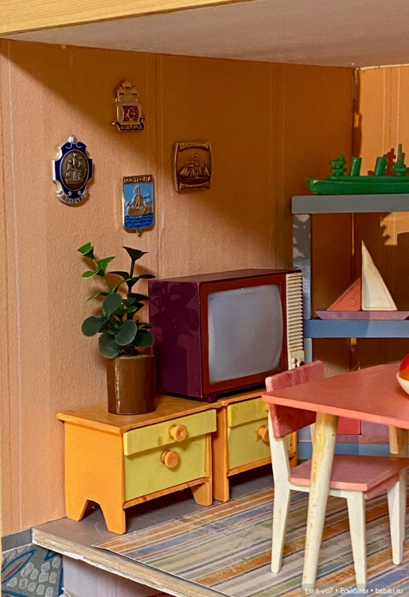 Квартирка в стиле 1970-х — Винтажные куклы и игрушки детства: СССР (фото 7)