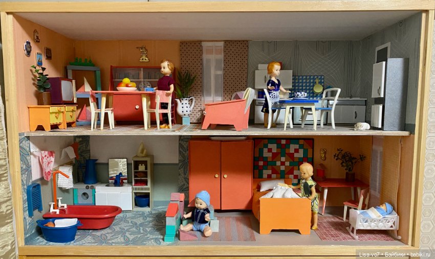 Квартирка в стиле 1970-х — Винтажные куклы и игрушки детства: СССР