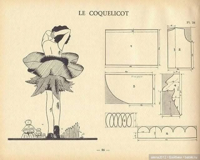 Выкройки карнавальных костюмов 20-х , 30-х годов (фото 7)