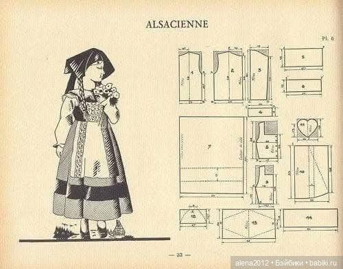 Выкройки карнавальных костюмов 20-х , 30-х годов (фото 9)