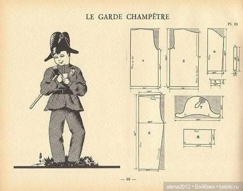 Выкройки карнавальных костюмов 20-х , 30-х годов (фото 4)