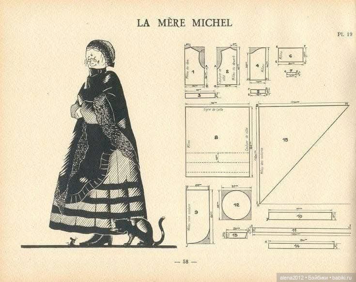 Выкройки карнавальных костюмов 20-х , 30-х годов