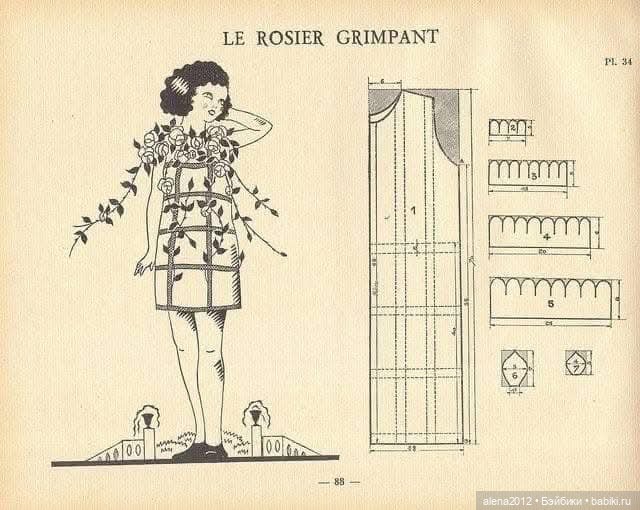 Выкройки карнавальных костюмов 20-х , 30-х годов (фото 8)