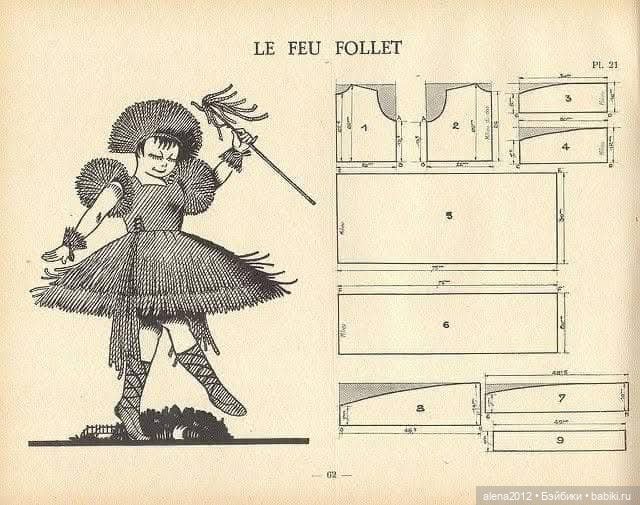 Выкройки карнавальных костюмов 20-х , 30-х годов