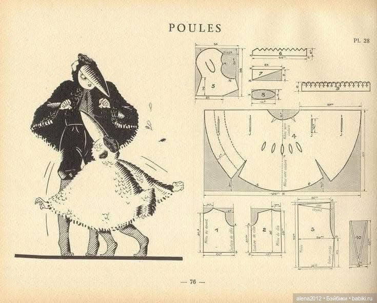 Выкройки карнавальных костюмов 20-х , 30-х годов (фото 2)