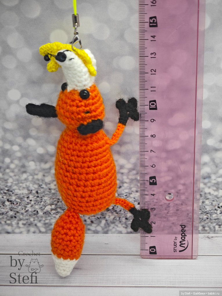 Воплотила свою идею с рыжим лисиком