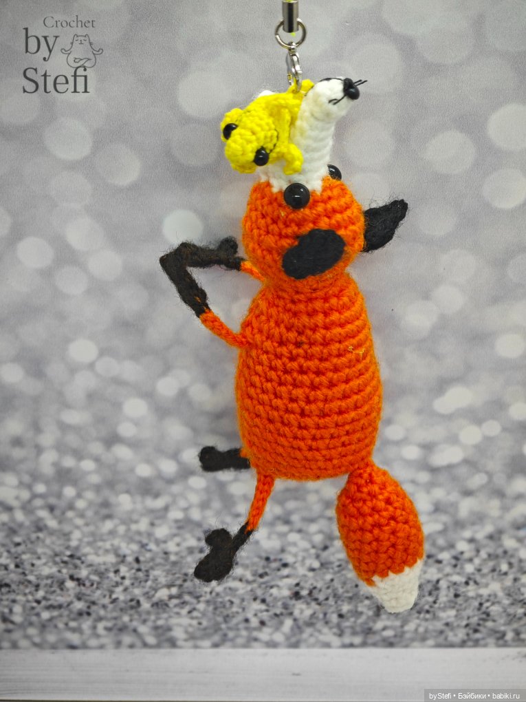 Воплотила свою идею с рыжим лисиком