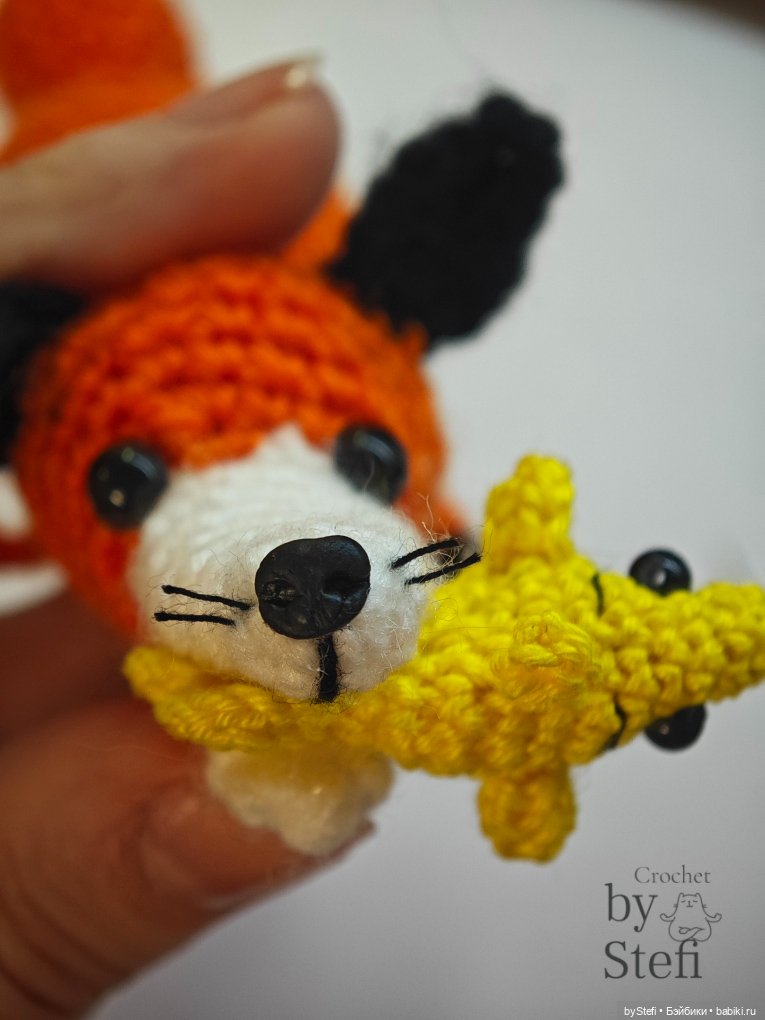 Воплотила свою идею с рыжим лисиком