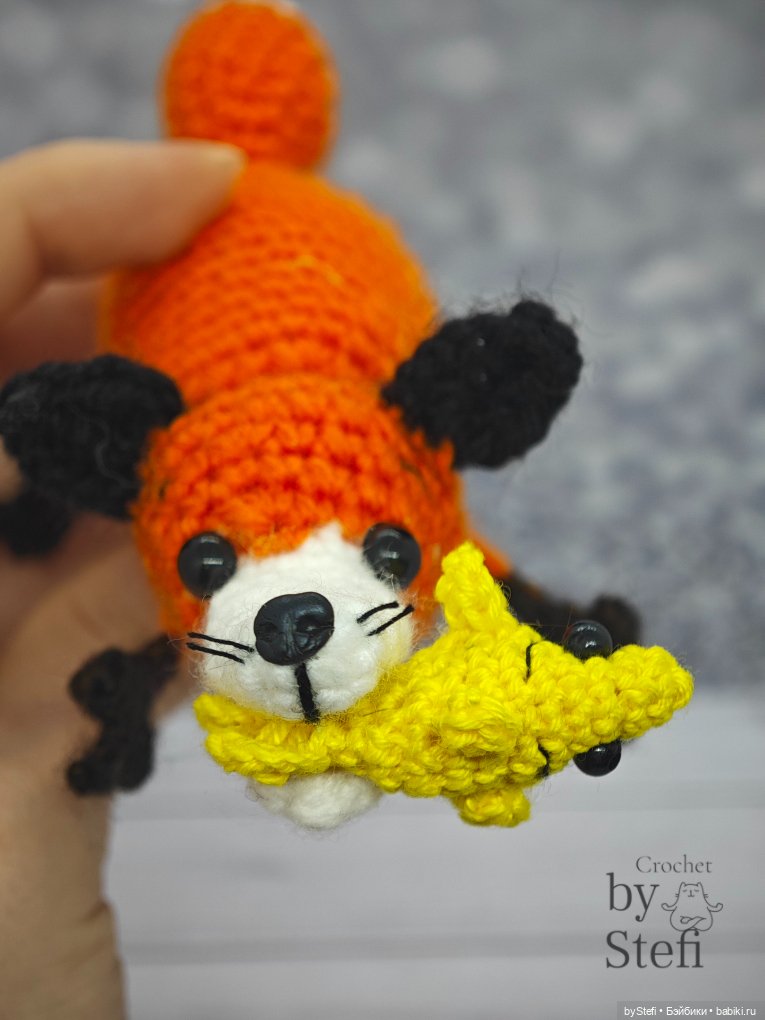 Воплотила свою идею с рыжим лисиком