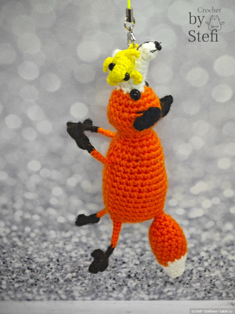 Воплотила свою идею с рыжим лисиком