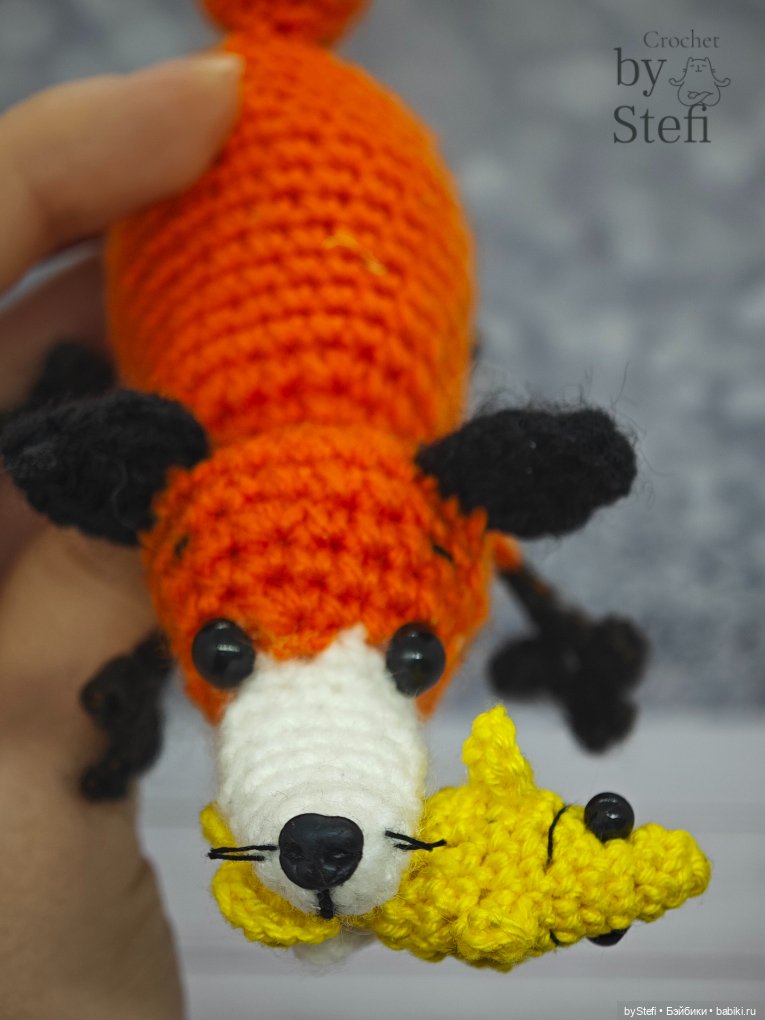 Воплотила свою идею с рыжим лисиком