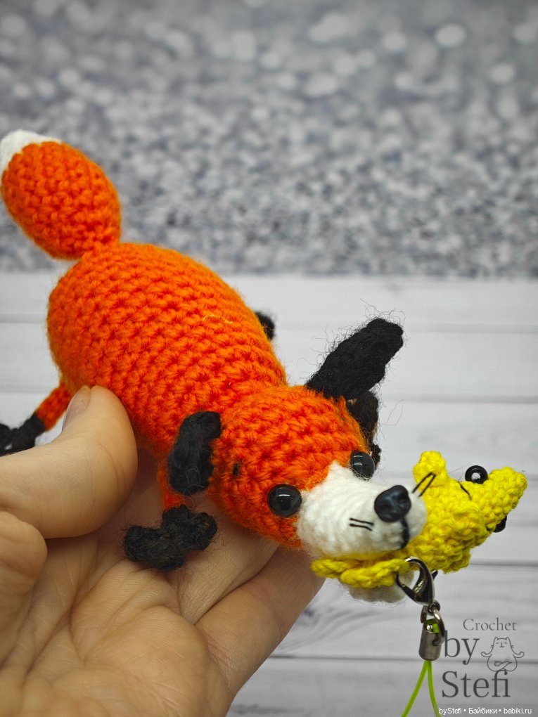 Воплотила свою идею с рыжим лисиком