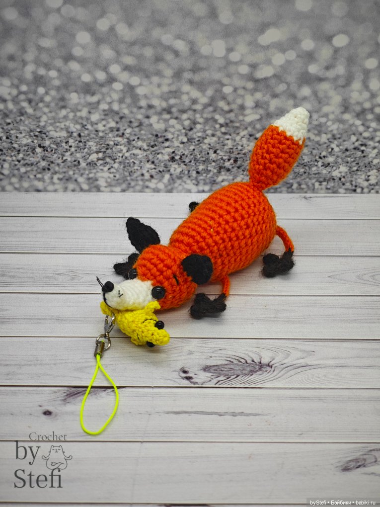 Воплотила свою идею с рыжим лисиком