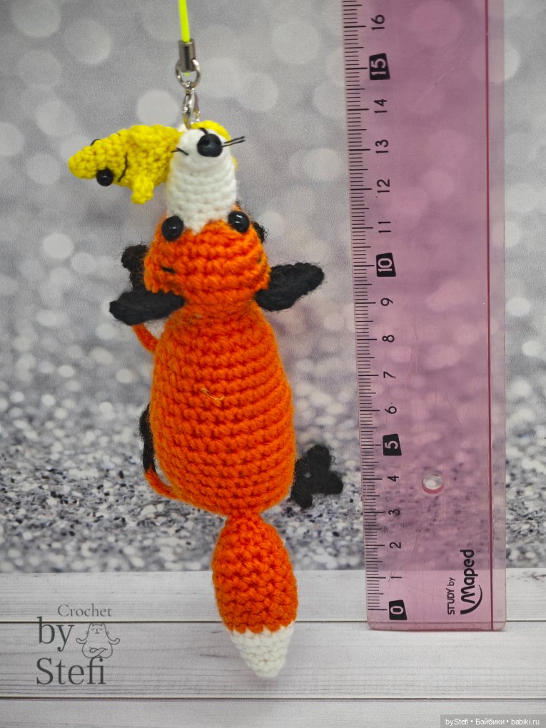 Воплотила свою идею с рыжим лисиком