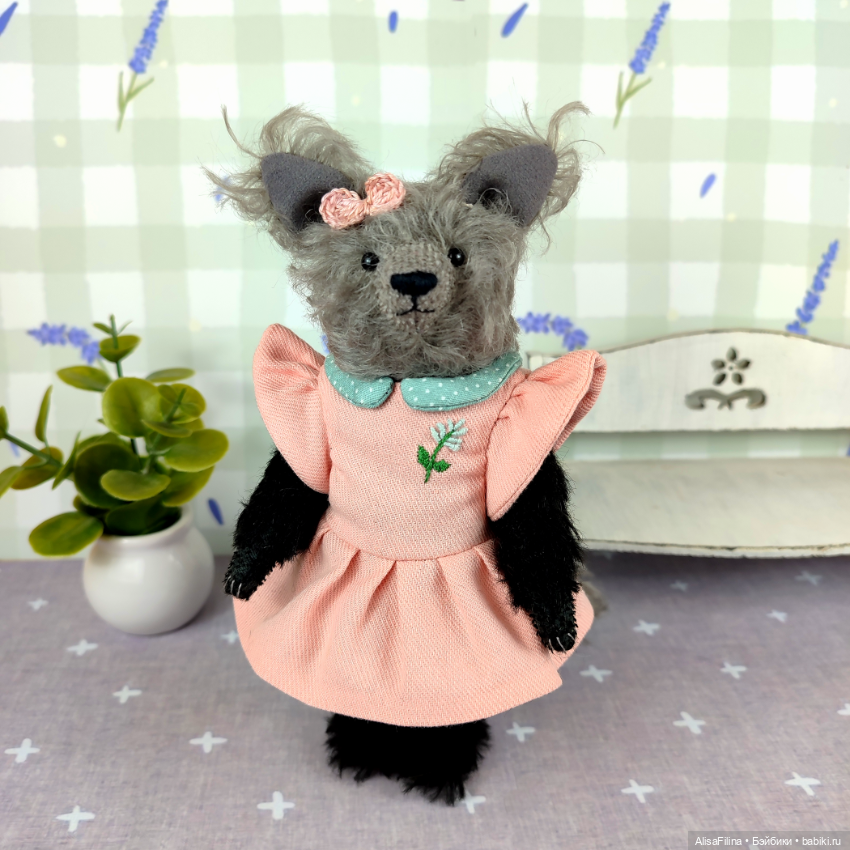 Волк Тедди Лаура — Авторские мишки Тедди и друзья: фото