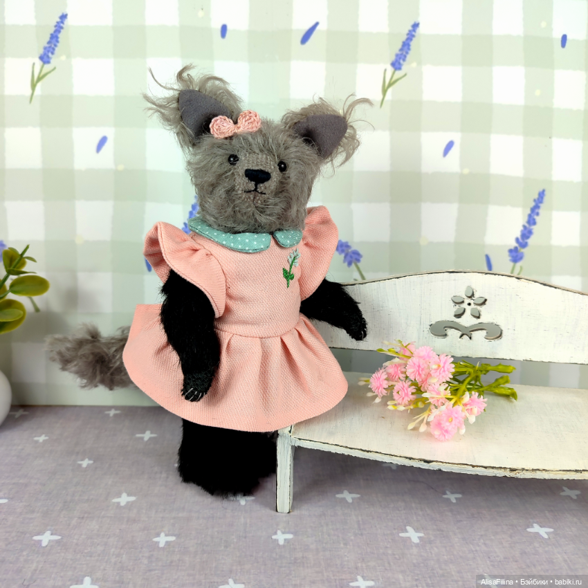 Волк Тедди Лаура — Авторские мишки Тедди и друзья: фото (фото 5)