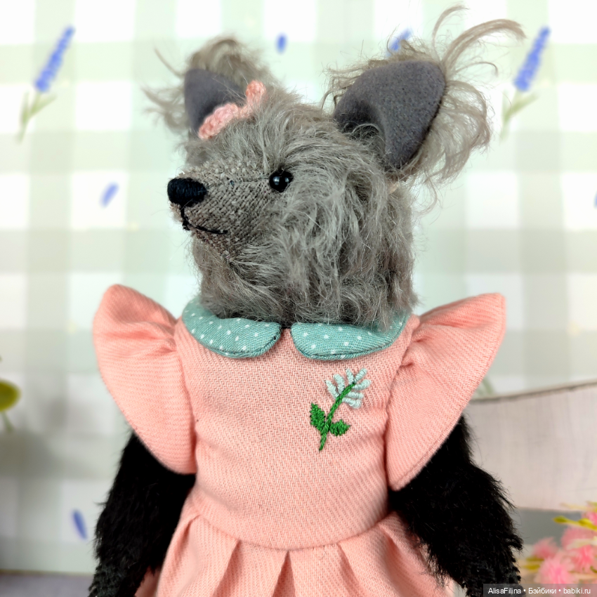 Волк Тедди Лаура — Авторские мишки Тедди и друзья: фото (фото 7)