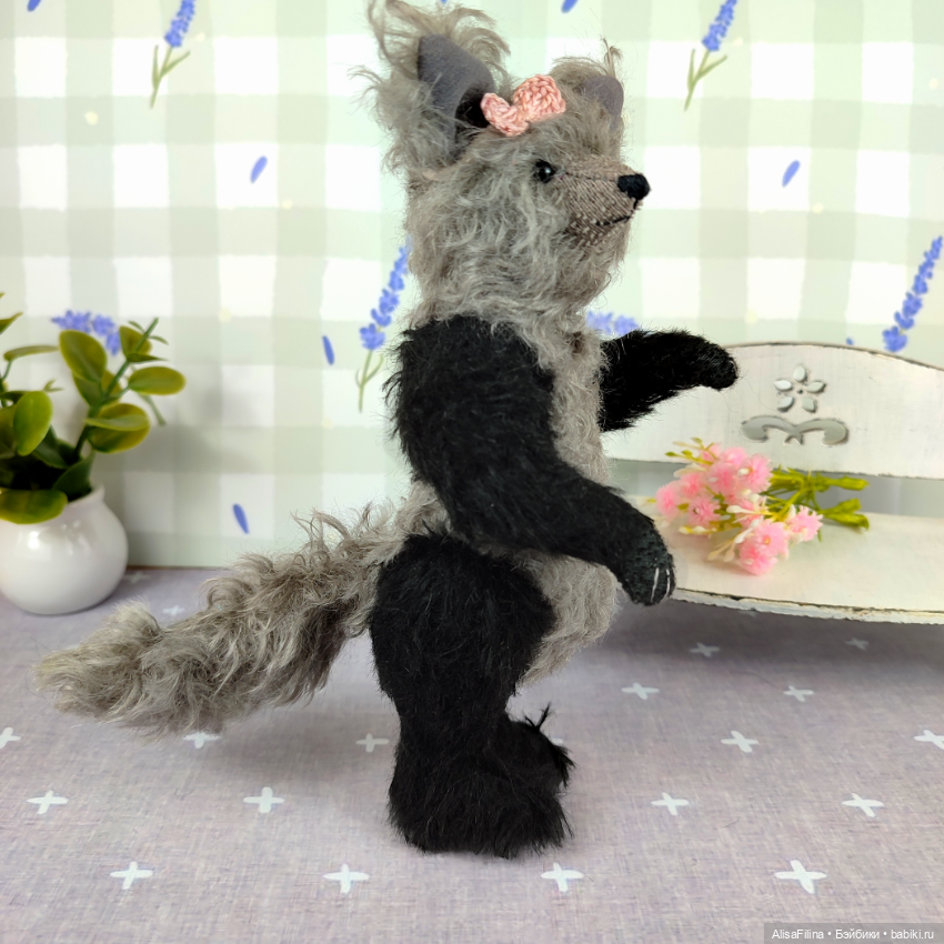 Волк Тедди Лаура — Авторские мишки Тедди и друзья: фото (фото 8)
