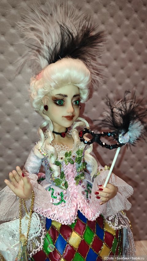 Коломбина — Лепка авторских игрушек и папье (фото 8)