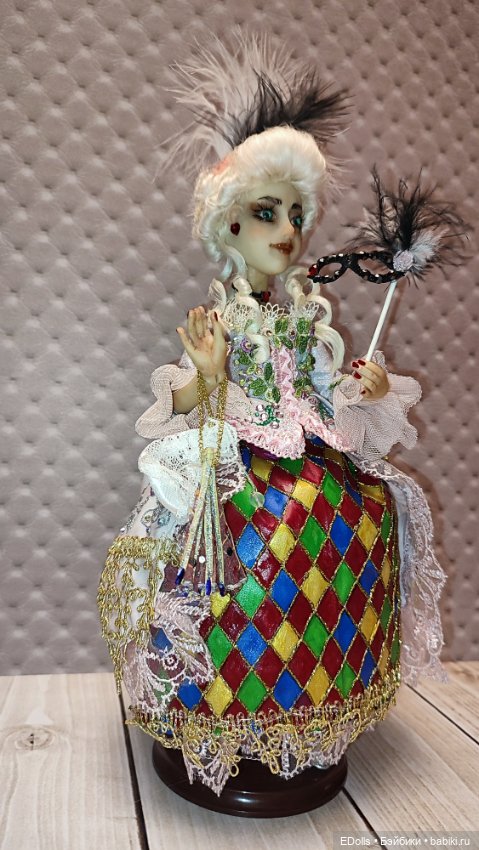 Коломбина — Лепка авторских игрушек и папье (фото 6)